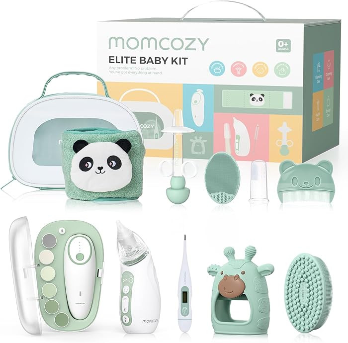 Momcozy Elite Baby Kit, Superior Baby Shower & Registry Essential Kit for Grooming & Health & Cle... | Amazon (US)