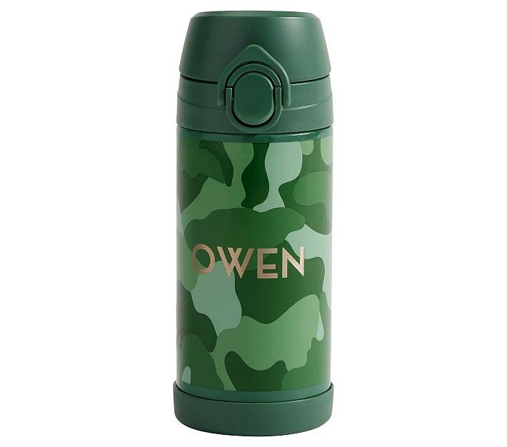 Mackenzie Green Classic Camo Water Bottles | Pottery Barn Kids