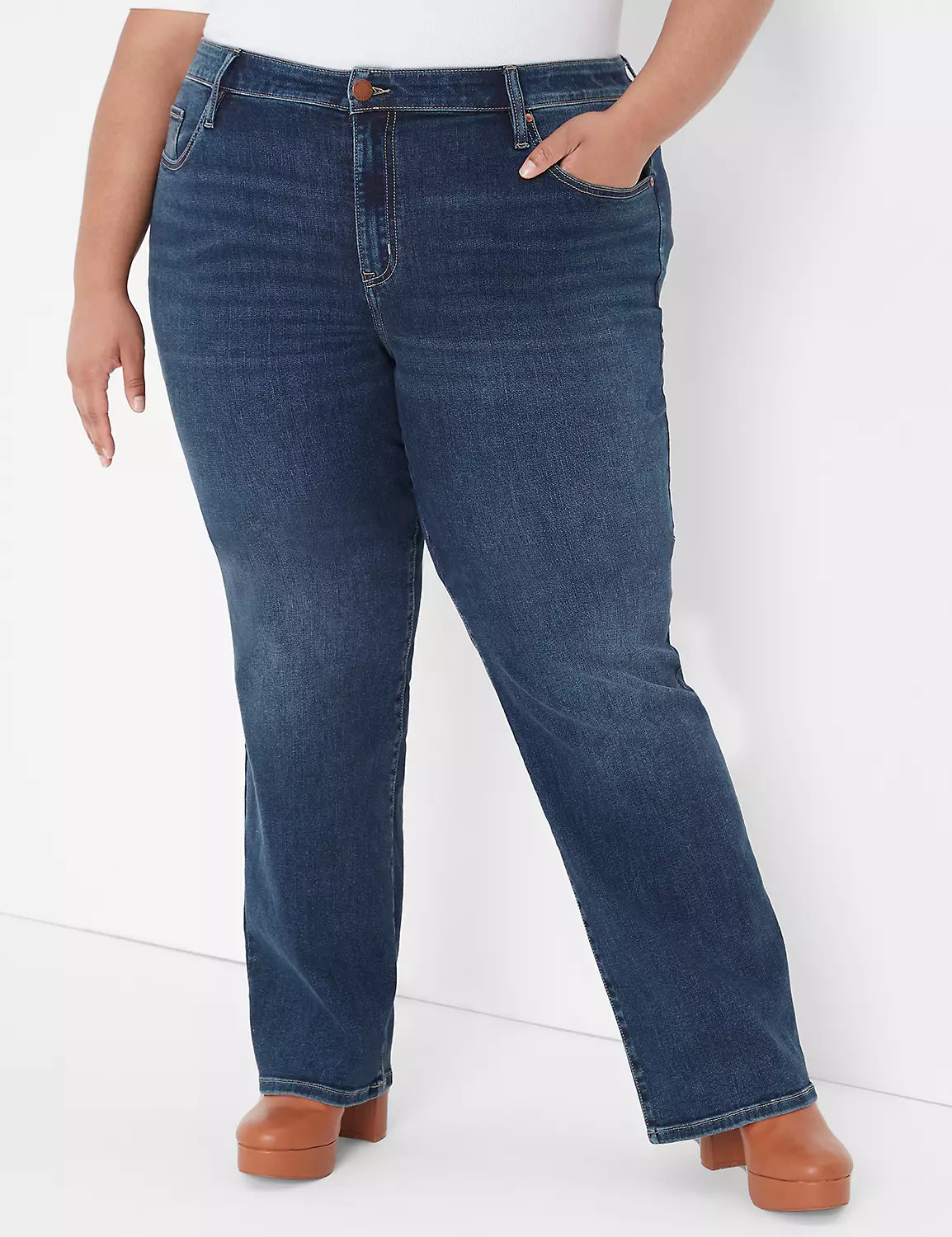 Relaxed Straight Jean | LaneBryant | Lane Bryant (US)