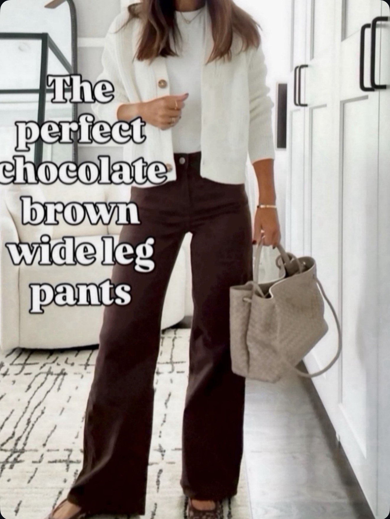 The perfect chocolate brown wide-leg pants — dressy but still comfy 🤎 🔗⬇️

#LTKootd #LTKOver40 #LTKmomlife
