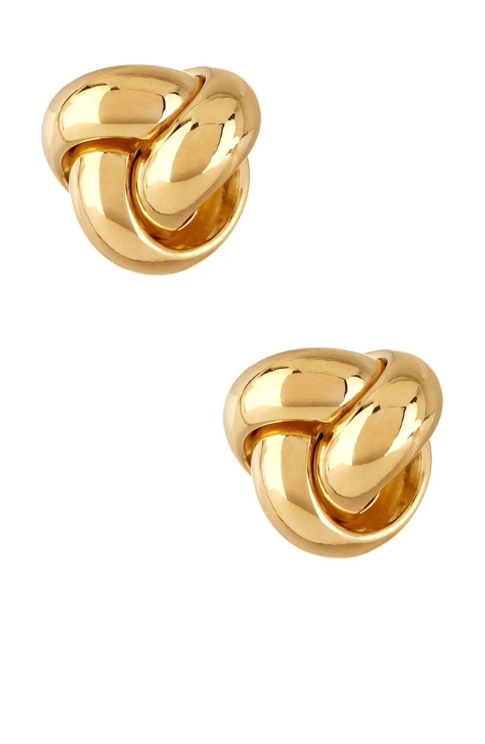 14K Yellow Gold Polished Fancy Love Knot Earrings | Nordstrom Rack