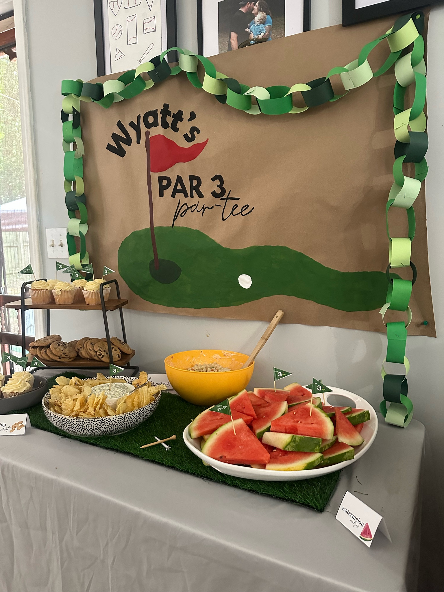 all the things I used for Wyatt's par 3 birthday party!

golf party // third birthday // par 3 party // amazon finds
