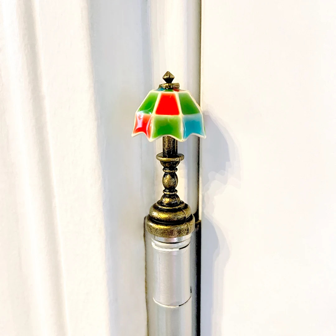 Vintage Lamp Hinge Head, Hinge Heads Decorative Topper, Art Deco Magnetic Figurine Door Decor, Wh... | Etsy (US)