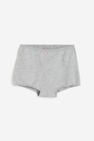 H & M - Minishorts aus Feinstrick - Grau - Damen | H&M (DE, AT, CH, NL, FI)
