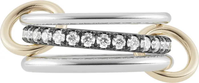 Petunia Two-Tone Linked Rings | Nordstrom