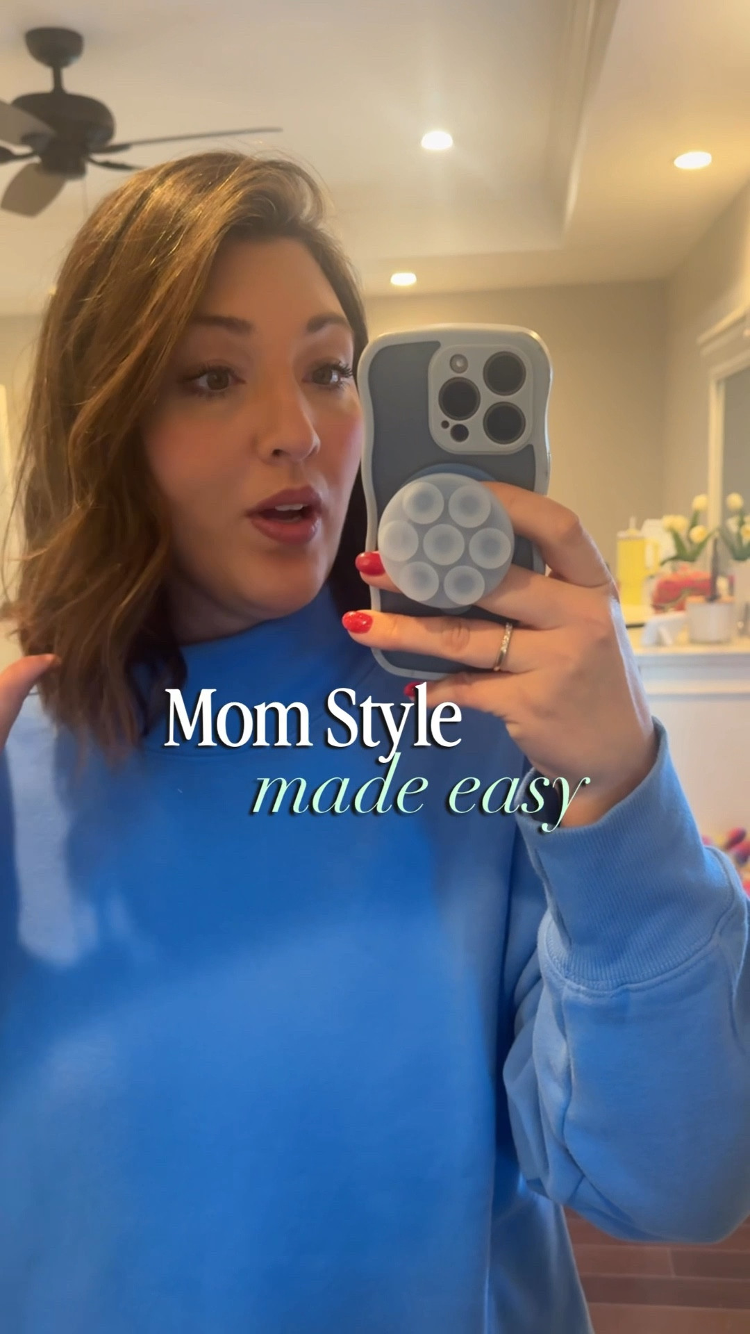 Mom Style made easy… bonus it’s colorful and 40% off too! 

Runs oversized I did the Large and typically wear an XL they was SO WELL which makes the worth every penny especially on sale! 

#aerie #elevatedeveryday #momstyle #spring #blue 

#LTKmomlife #LTKSaleAlert #LTKootd