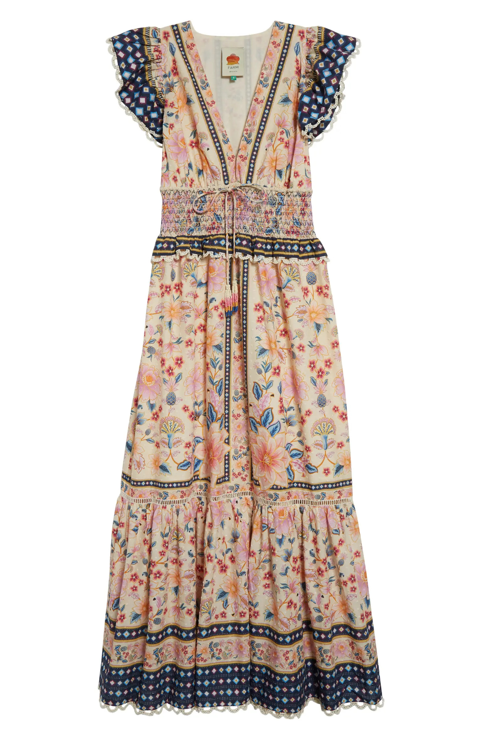 FARM Rio Superbloom Tapestry Cotton Dress | Nordstrom | Nordstrom