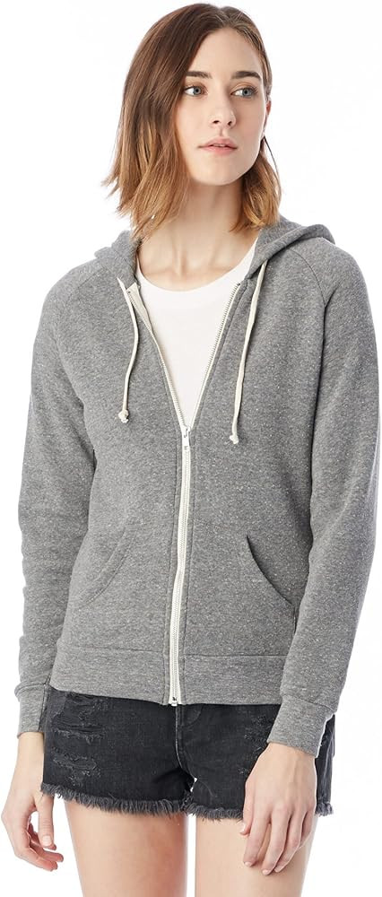 Alternative Women's Zip-Up Hoodie, Eco-Fleece Vintage Adrian Hooded Crewneck | Amazon (US)