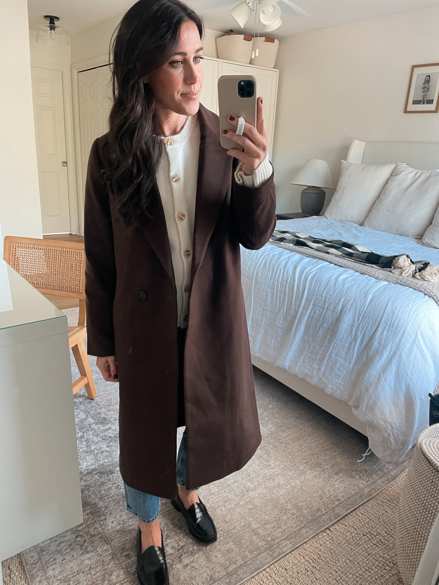 Quince Cashmere Cardigan
Wearing small
Quince Wool Coat wearing small


#LTKStyleTip #LTKSeasonal