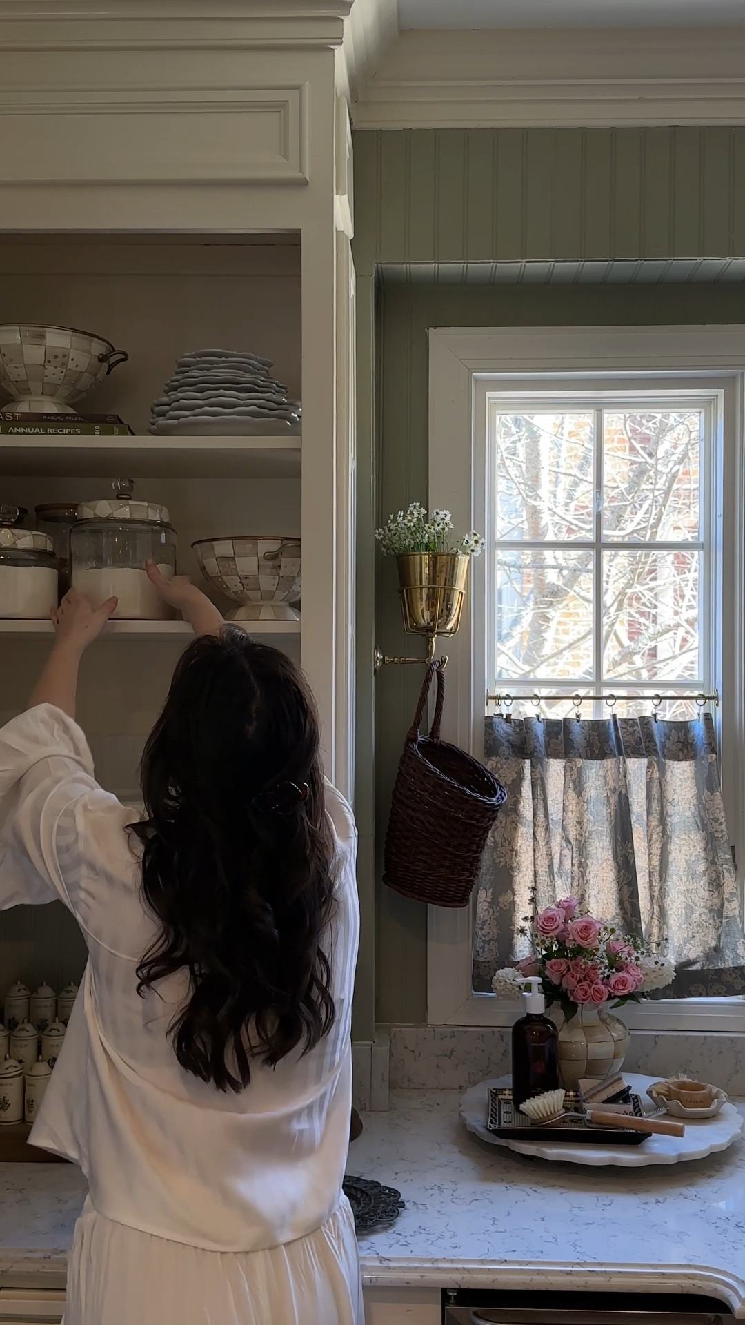 Around the kitchen lately... ft. a few of @mackenziechilds newest "Mocha Check" collection #MCPartner #MCMochaCheck 