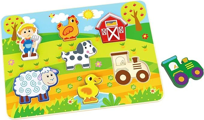 Learning Curve Fun on The Farm Jigsaw Puzzle for Kids Multi | Amazon (US)