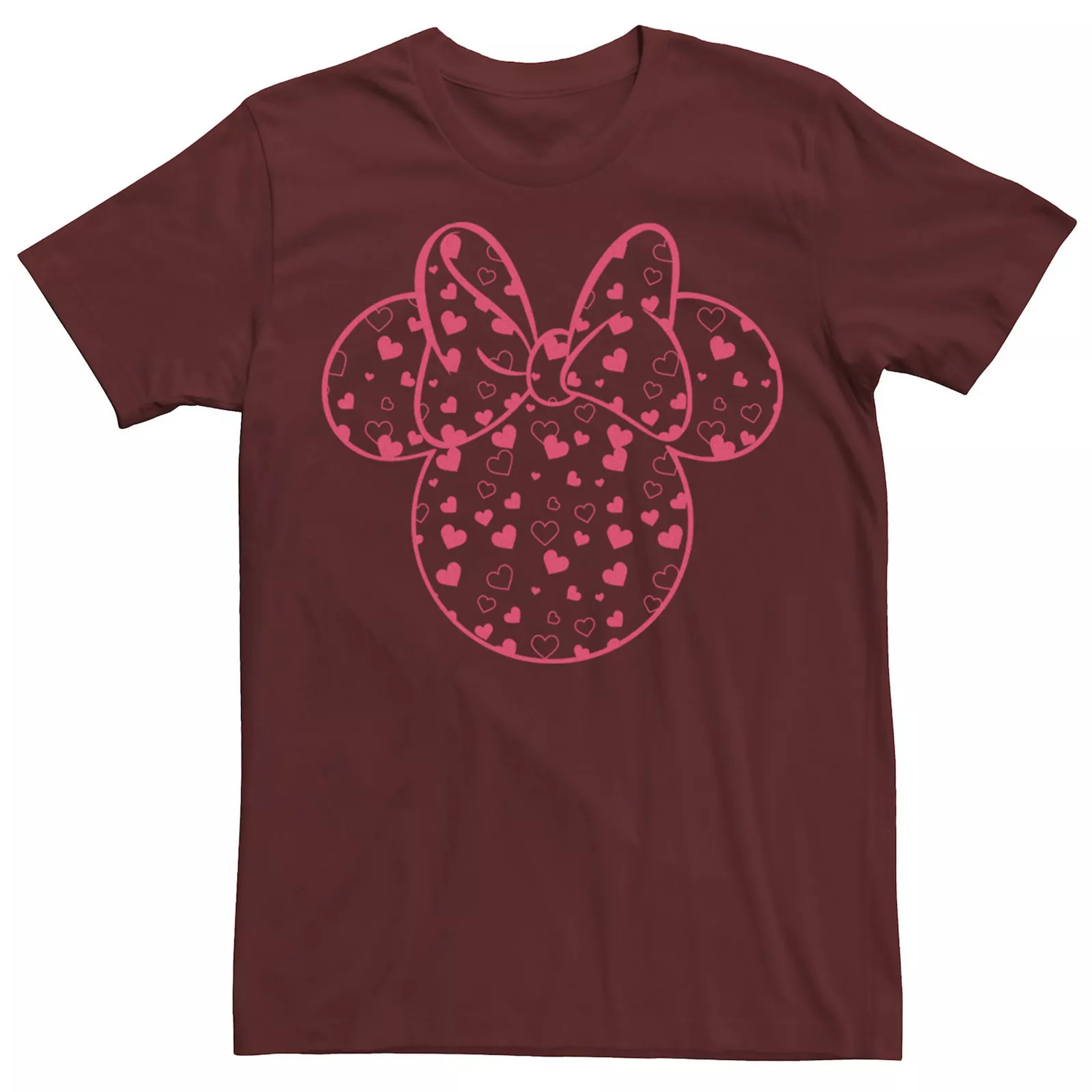 Disney's Mickey And Friends Minnie Men's Valentine's Day Heart Fill Tee, Size: XXL, Red | Kohl's