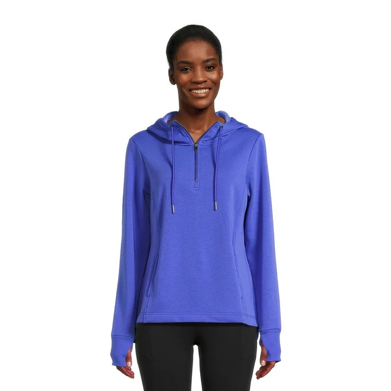 Avia Women's Quarter Zip Pullover Hoodie, Sizes XS-3XL | Walmart (US)