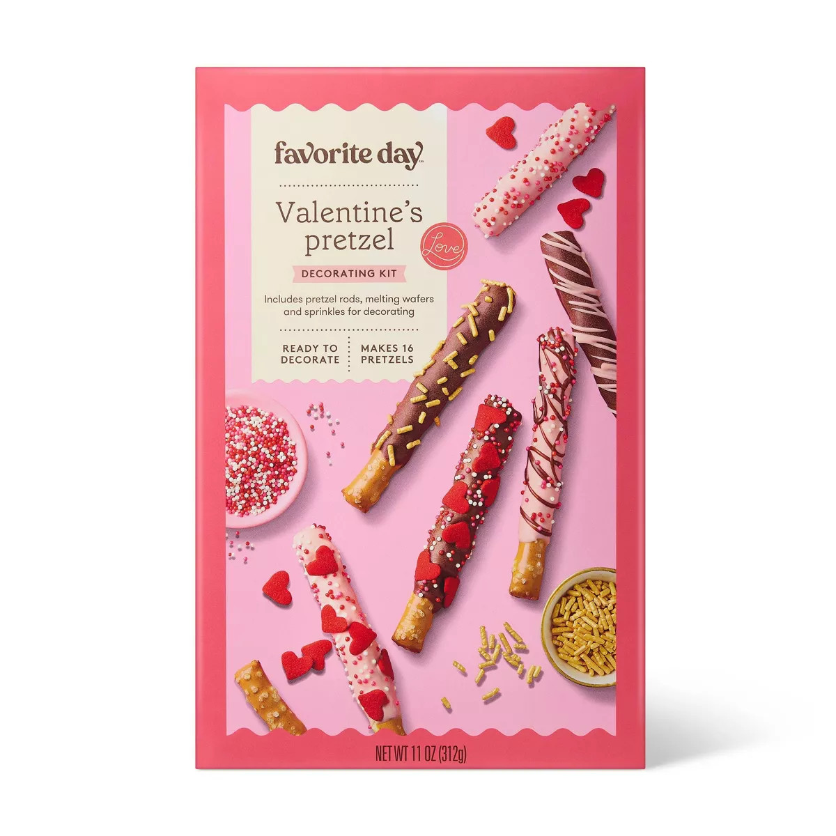 Valentine's Pretzel Rod Dipping Kit - 11oz - Favorite Day™ | Target