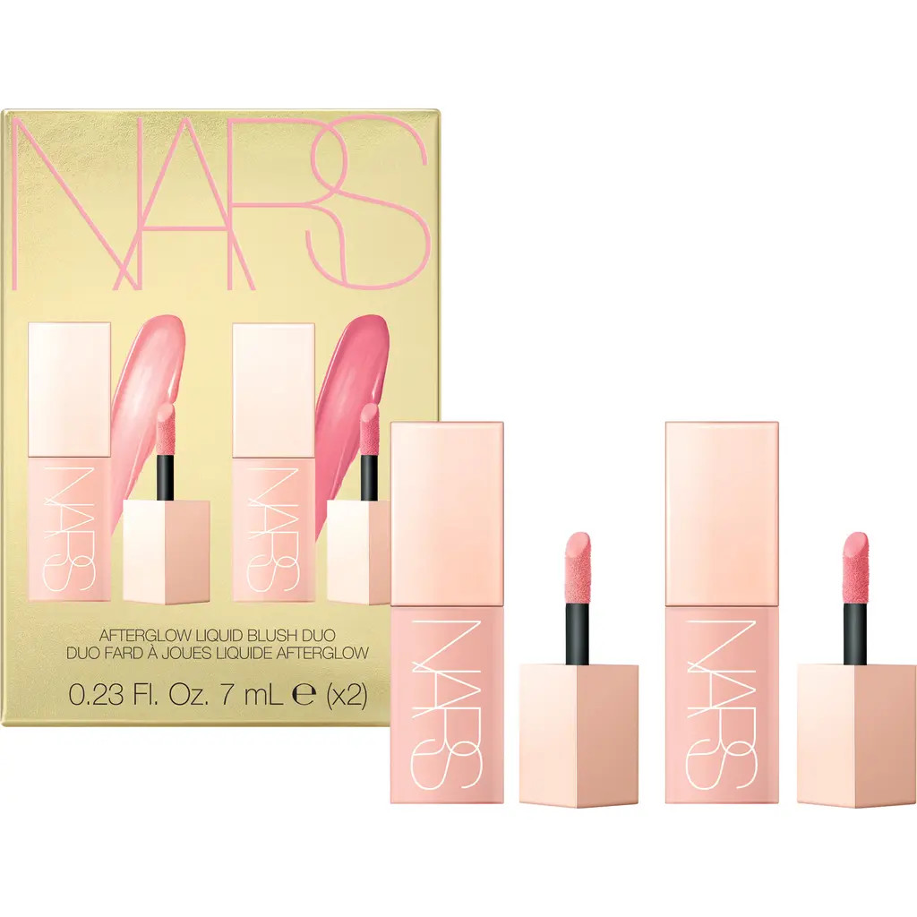 NARS Afterglow Liquid Blush Duo $62 Value in Orgasm/Bubbly at Nordstrom | Nordstrom