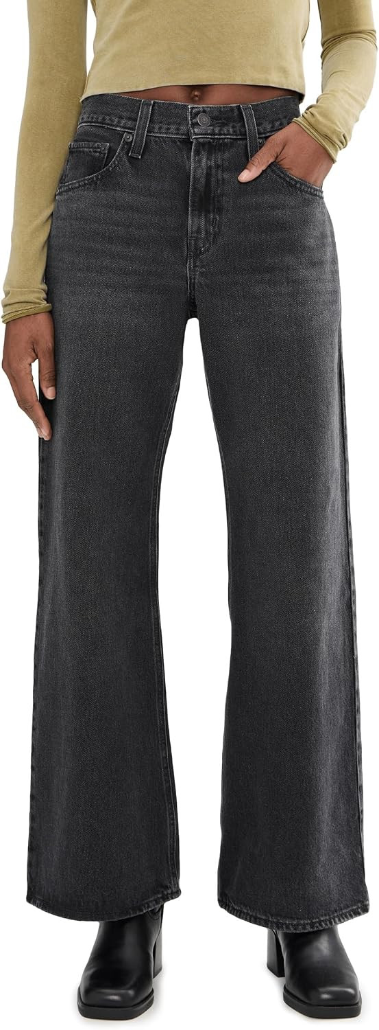 Levi's Women's Middy Loose Boot Jeans | Amazon (US)