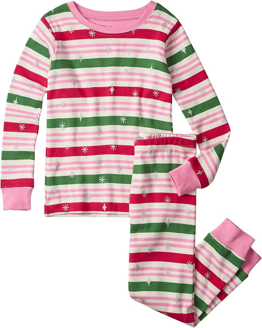 Hatley Holiday Lights Candy Stripes and Pines Family Pajamas | Amazon (US)