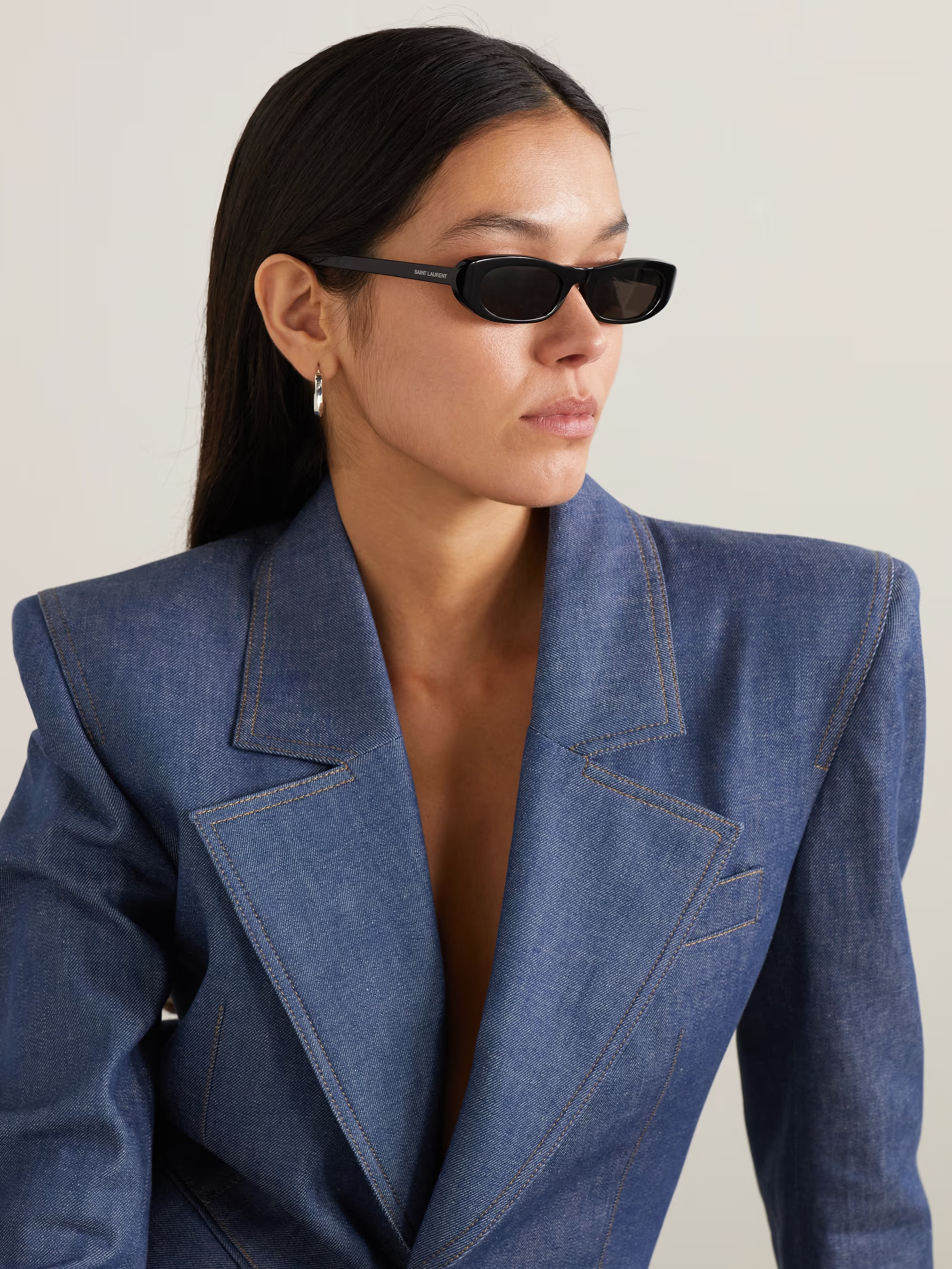 Shade oval-frame acetate sunglasses | NET-A-PORTER (UK & EU)