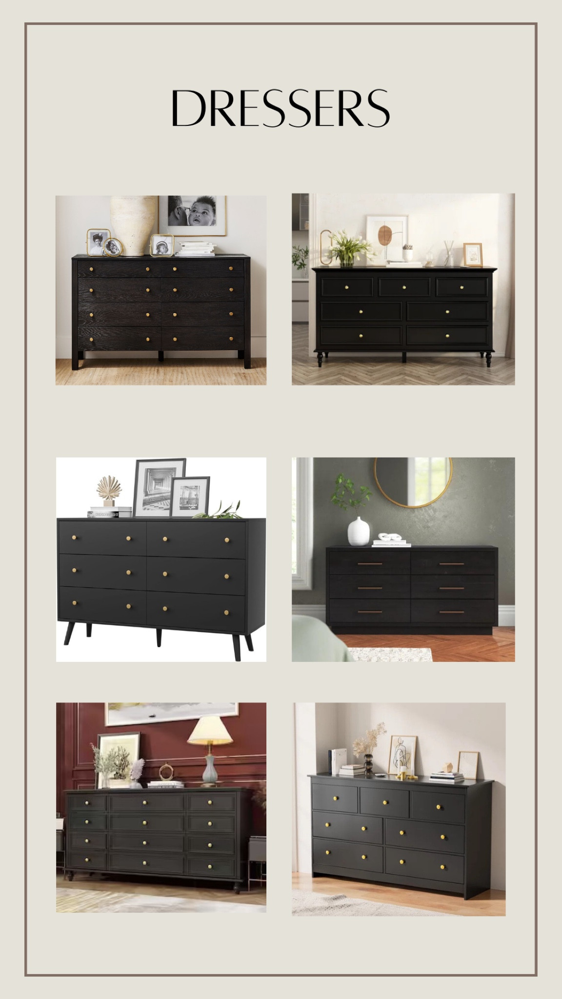 Perfect black dresser for your bedroom ✨

#blackdresser #dresser #bedroom

#LTKhome