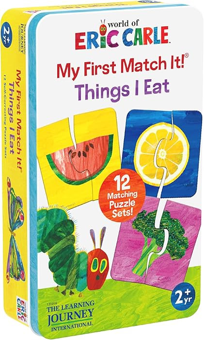 World of Eric Carle - My First Match It! Tin - Things I Eat (New) | Amazon (US)
