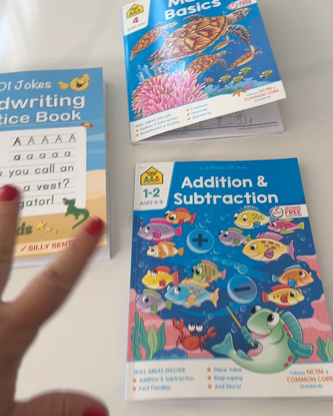 Love these workbooks for my kids to do during the summer. Keeps their brain sharp, and I also like them getting in the habit of doing things they DON’T want to do with a good attitude! 

We do just 10 minutes a day M-F of summer. 

We did this last summer, and the transition back to school in the fall was the best one yet!