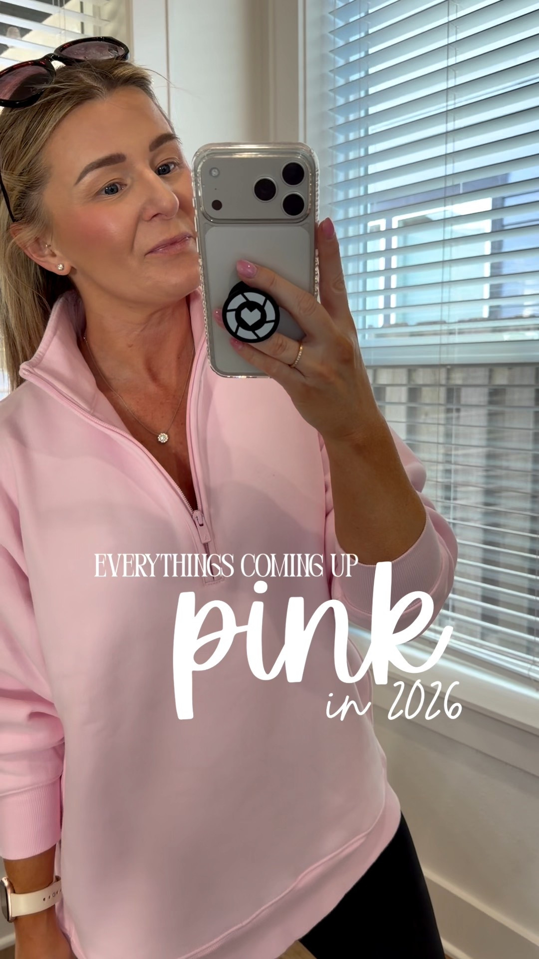 Small sweatshirt
Medium tank (not shown)
Small sweatpants
Small leggings
Shoes run big 


#LTKOver40 #LTKActive #LTKootd