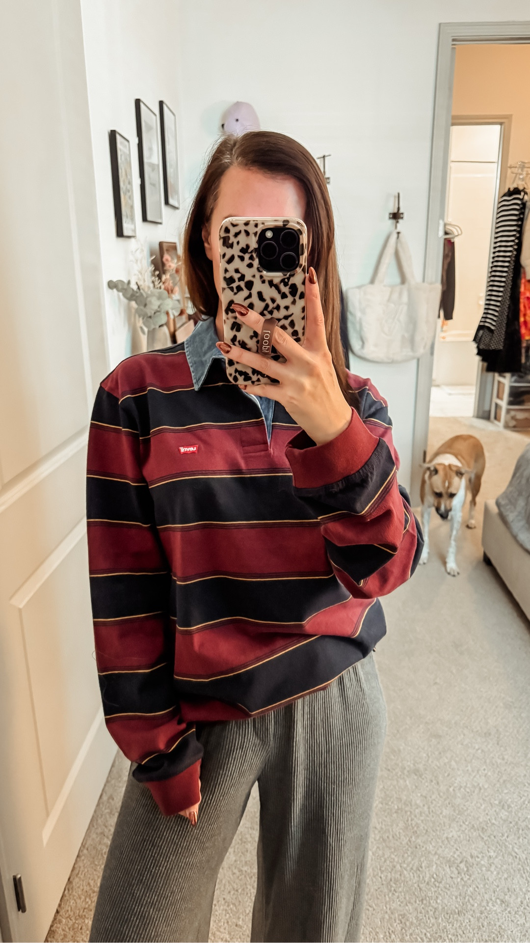 Rugby long sleeve // target // under $50 // comfy clothes // fall outfit // lounge pants 

#LTKdayinmylife #LTKGiftGuide #LTKootd