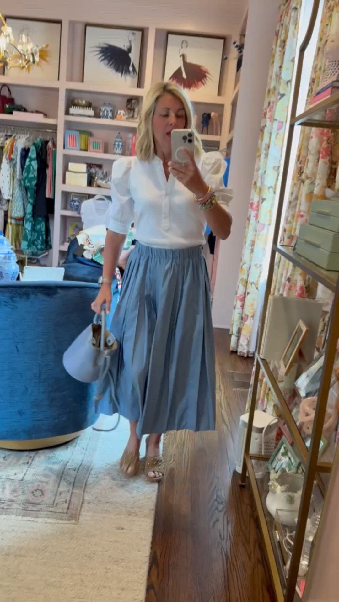 I mean, I could style this skirt 1 million ways!  The pleats are perfection!  ￼
Top & Skirt - xs 
Shoes - 8 

#LTKmomlife #LTKdayinmylife #LTKOver40