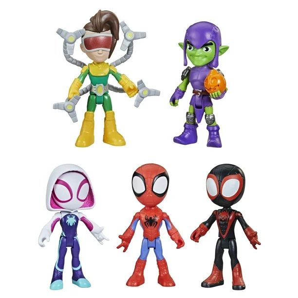 Marvel Spidey and His Amazing Friends Web Squad Figure Collection, 5 Action Figures | Walmart (US)