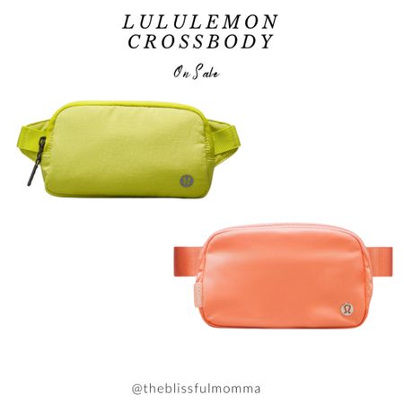 Cute summer colors of Lululemon crossbodys, both regular and mini are in sale.

#LTKFitness #LTKSaleAlert #LTKActive