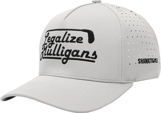 SHANKITGOLF Legalize Mulligans Adjustable Funny Golf Hat Novelty Gag Gift Gray | Amazon (US)