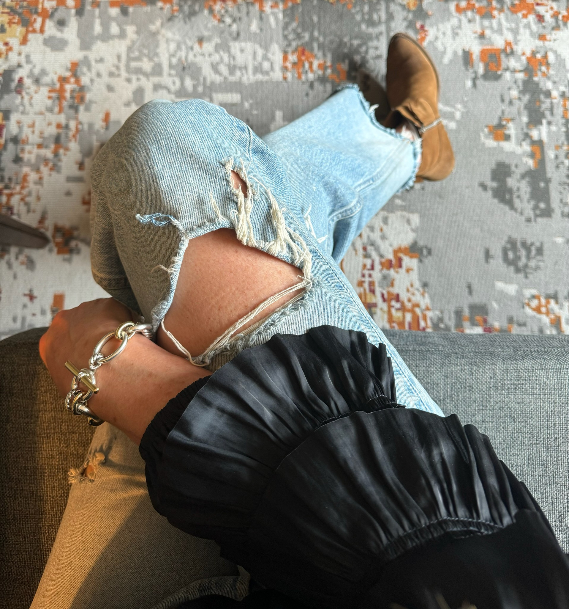 Outfit deets: brunch edition! 

Sadly my top is Ulla Johnson from a few seasons ago. But my BOOTS… my boots always get the most compliments, they are just such a staple and extremely comfy!

#LTKparties #LTKstyletip #LTKshoecrush