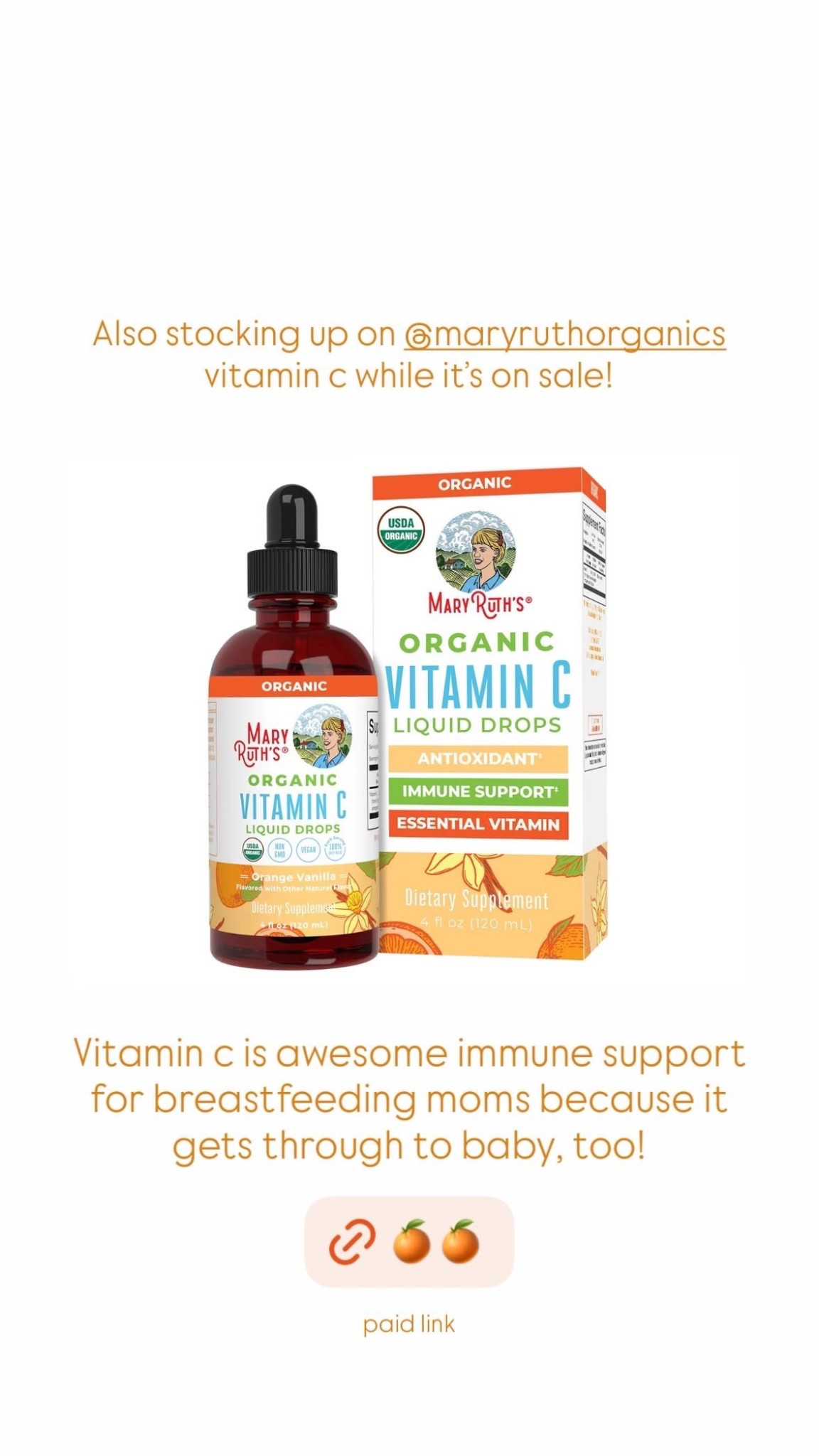 Scooping up more of this vitamin c while it’s on sale! Vitamin c is super helpful immune support for breastfeeding mamas, and also passes through to baby! 🍊

#LTKhealth #LTKwellness


#LTKSaleAlert #LTKCyberWeek
