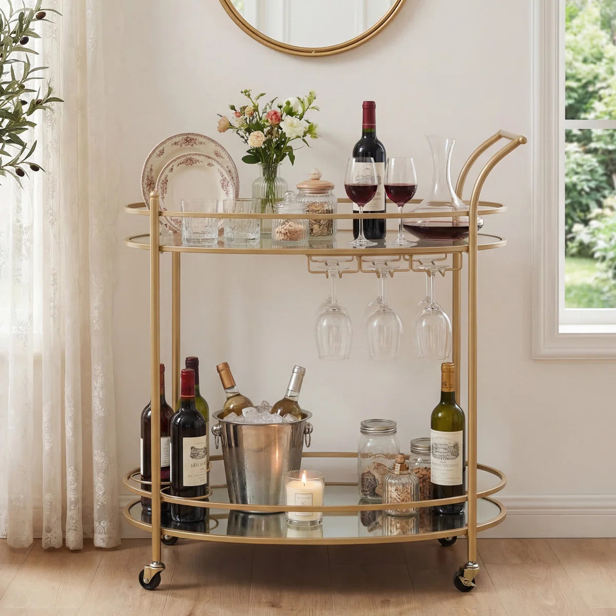 Westborough Metal Bar Cart | Wayfair North America