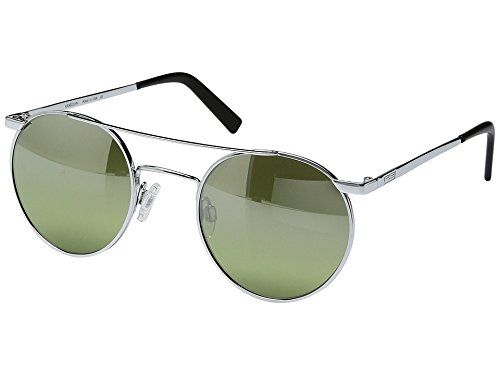 Randolph Unisex P-3 Shadow 49mm Bright Chrome/Jade Metallic Nylon Anti Reflective Lens Sunglasses | Amazon (US)