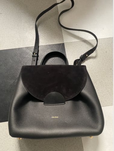 POLÈNE NUMÈRO UN Bag (Number One) BLACK leather suede purse BRAND NEW designer | eBay US