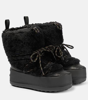 Shearling-trimmed snow boots | Mytheresa (US/CA)