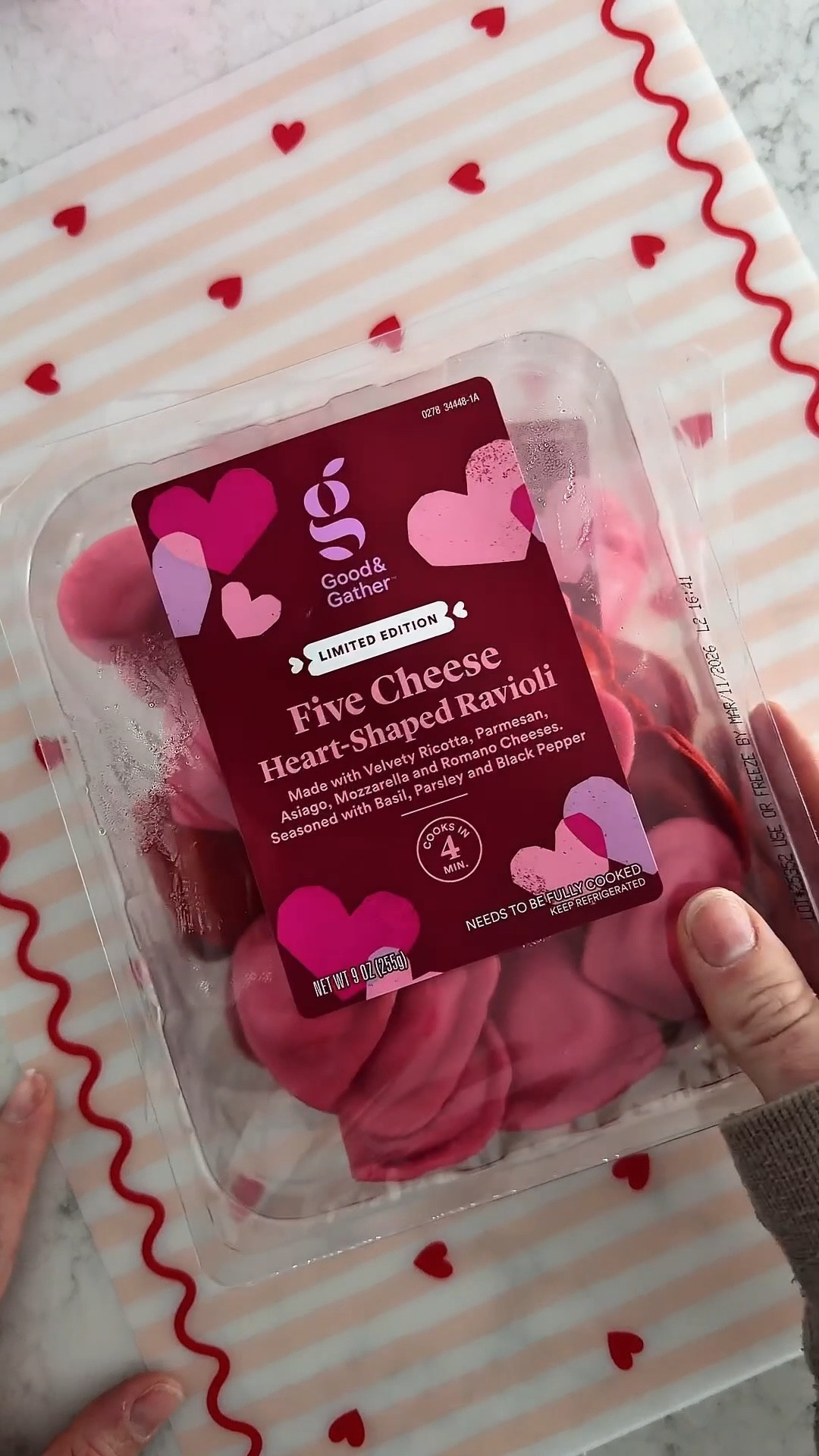 The CUTEST heart ravioli for Valentine’s Day Dinner or Galentine’s food! 😋💕  Easy for a festive family dinner or  can be dressed up with yummy sauce for a date night or girls night! 

#LTKmomlife #LTKValentine #LTKfoodie