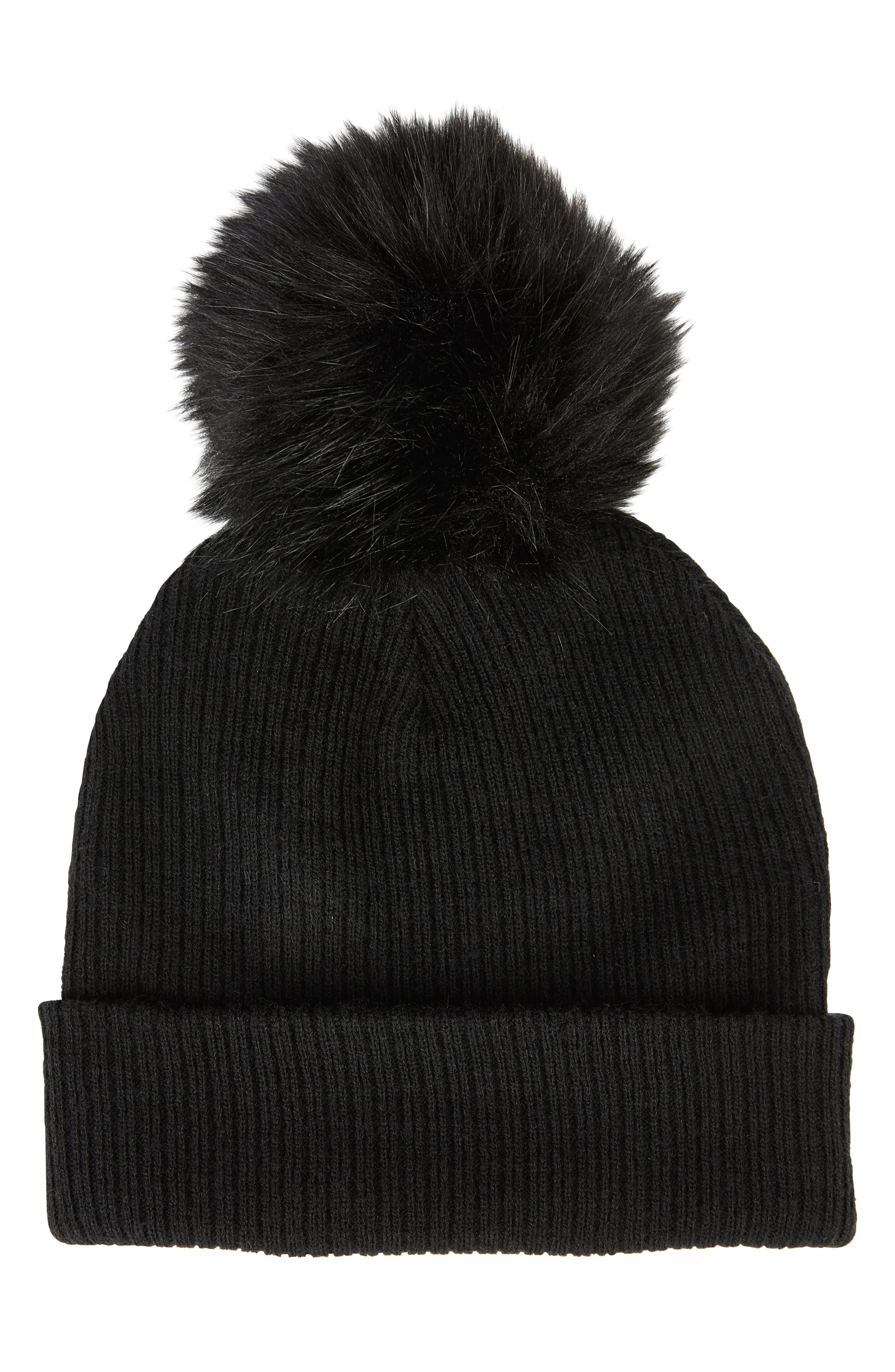 Faux Fur Pompom Beanie | Nordstrom