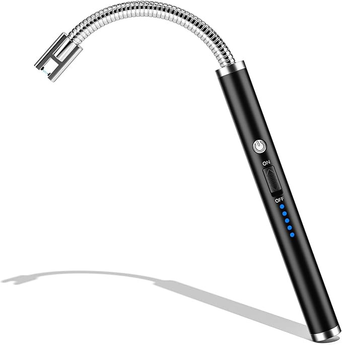 NESAPTO Electric Lighter, Candle Lighter Rechargeable Long Lighter with Flexible Neck LED Battery... | Amazon (US)