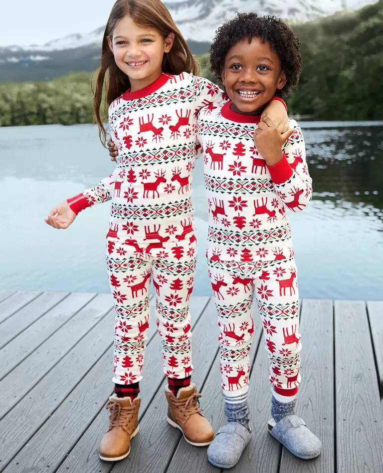 Kids Holiday Long John Pajama Set | Hanna Andersson