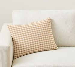 Blaine Check Lumbar Pillow Cover | Pottery Barn (US)