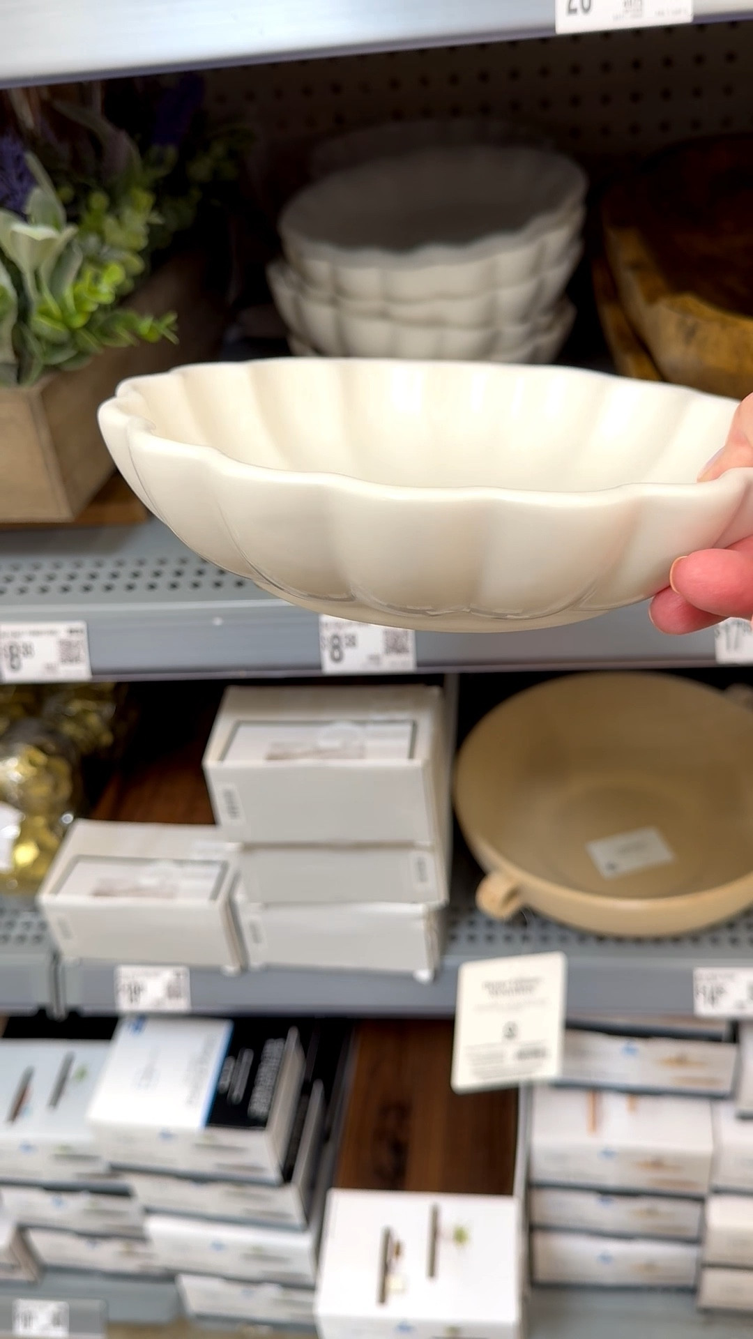 A decorative bowl is always a good idea whether you’re looking for something to put on a stack of books, to finish off your Christmas tablescape (how cute would this be filled with ornaments), or for a hostess gift. 

This ceramic bowl features a scalloped edge and smooth satin white finish.

And if you’re a mosaic artist, this bowl would be a fun substrate for your artwork. For mosaic tips, tutorials + inspiration please visit my YouTube channel: YouTube.com/julieweilbacher. Follow @julieweilbacher on Instagram for all things mosaic art.

#scallopedbowl #tabletopbowl #decorativebowl #hostessgift #ceramicbowl #mosaic #walmart  #christmastablescape #budgetdecor #neutraldecor #whiteceramicbowl

#LTKHome #LTKFindsUnder50 #LTKGiftGuide