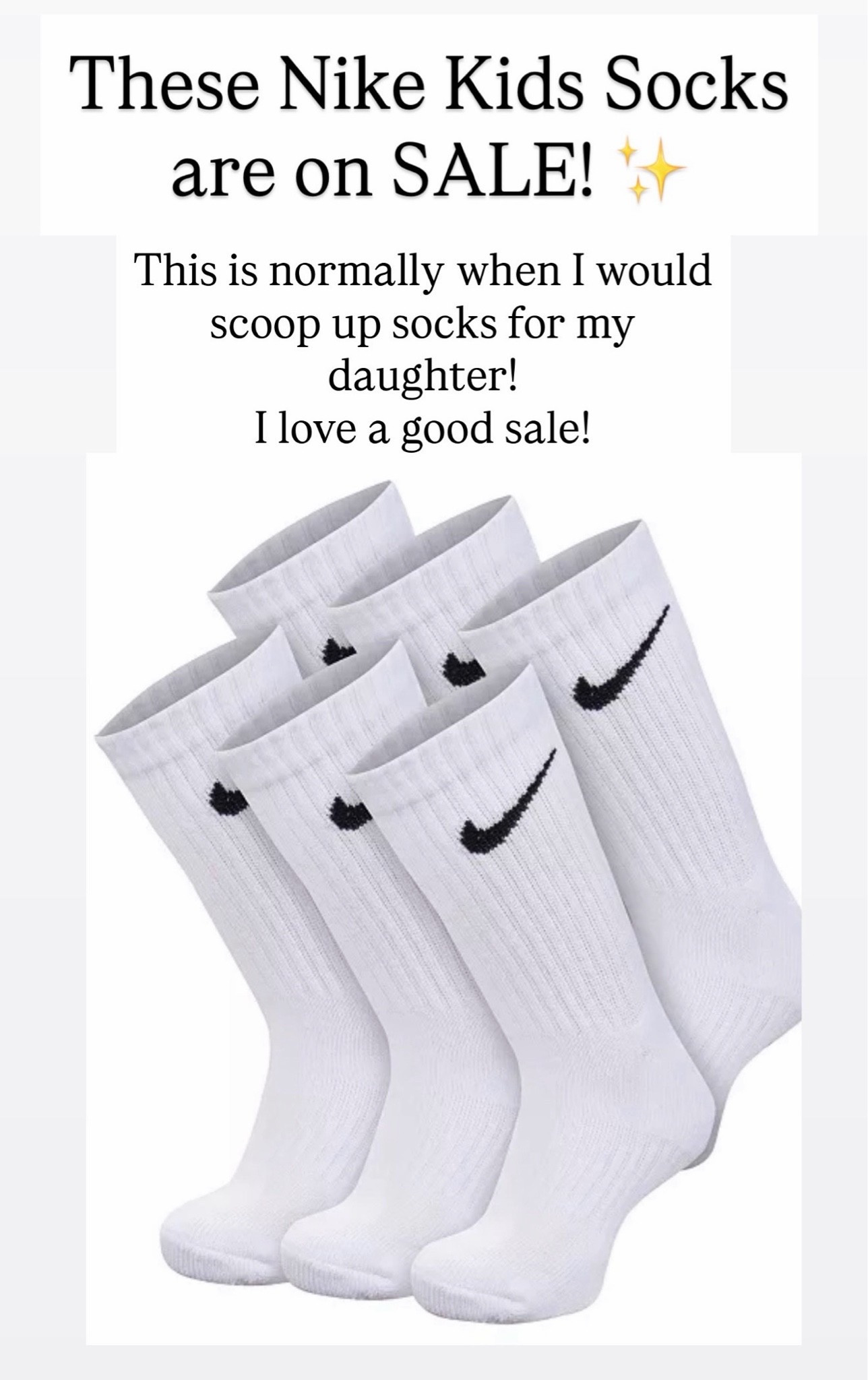Nike kids socks are on sale!

#LTKKids #LTKSaleAlert
