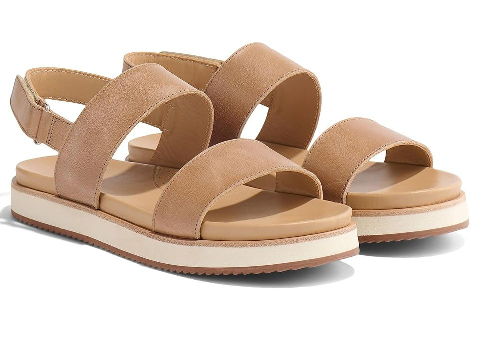 Nisolo Go-To Flatform Sandal (Almond) Women's Sandals | Zappos
