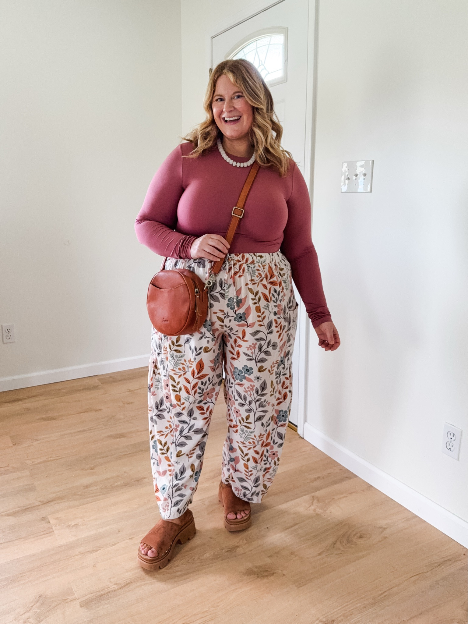 Wearing a large in my floral linen pants.  My shirt is older so linked similar. Reef clogs run true to size

#LTKMidsize #LTKSaleAlert #LTKSeasonal