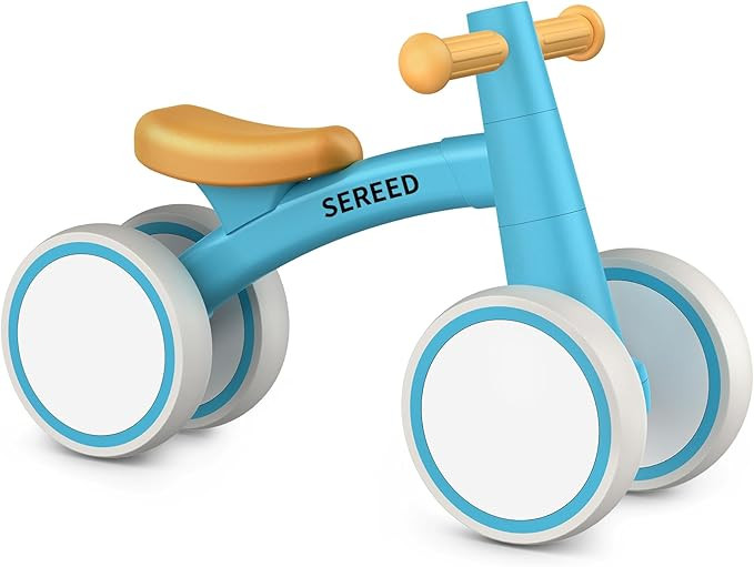 SEREED Baby Balance Bike for 1 Year Old Boys Girls 12-24 Month Toddler Balance Bike, 4 Wheels Tod... | Amazon (US)
