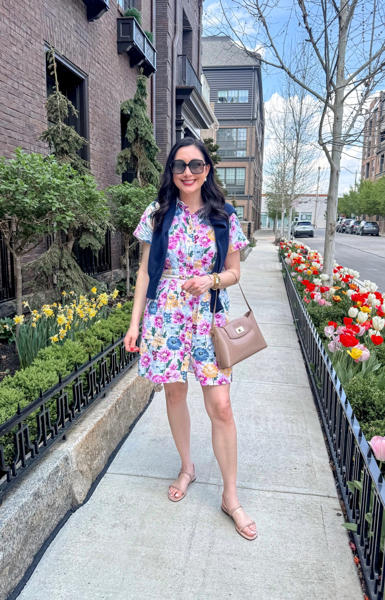 Spring outfit 🩷

Floral mini dress size 4, fits slightly big 
Navy cashmere sweater 
Nude sandals size 7, TTS

Weekend outfit 
Brunch outfit 
Everyday outfit 
Spring dress 
Summer dress 
Vacation dress 
Floral dress 

#LTKSeasonal #LTKTravel