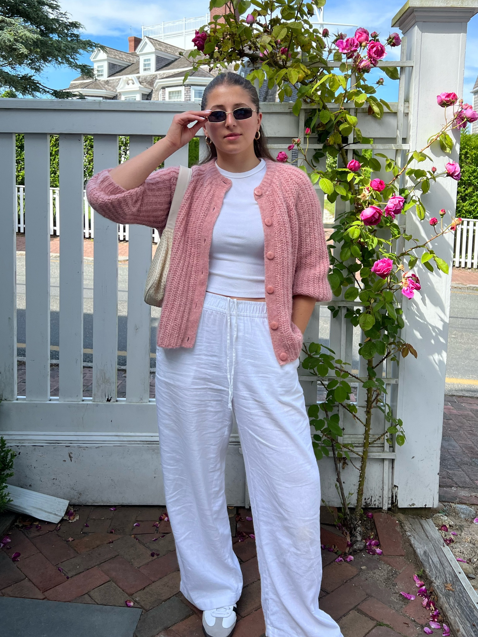 Nantucket night one | linen pants, linen outfit, summer whites, coastal grandmother, coastal outfit, simple summer outfits, classy style, summer linen 

#LTKstyletip #LTKFind #LTKtravel