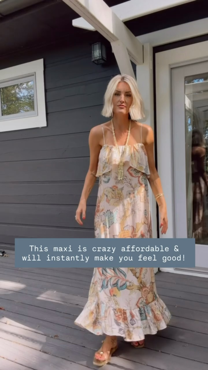 Can’t get over how expensive looking this dress is, but it’s actually so affordable! The pattern is giving me designer vibes! Wearing XS!

Loverly Grey, summer dress, summer outfit, maxi dress, H&M 

#LTKSeasonal